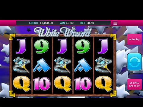 White wizard spins Blue Wizard Slot Review